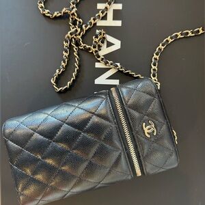 Chanel Caviar Crossbody Black